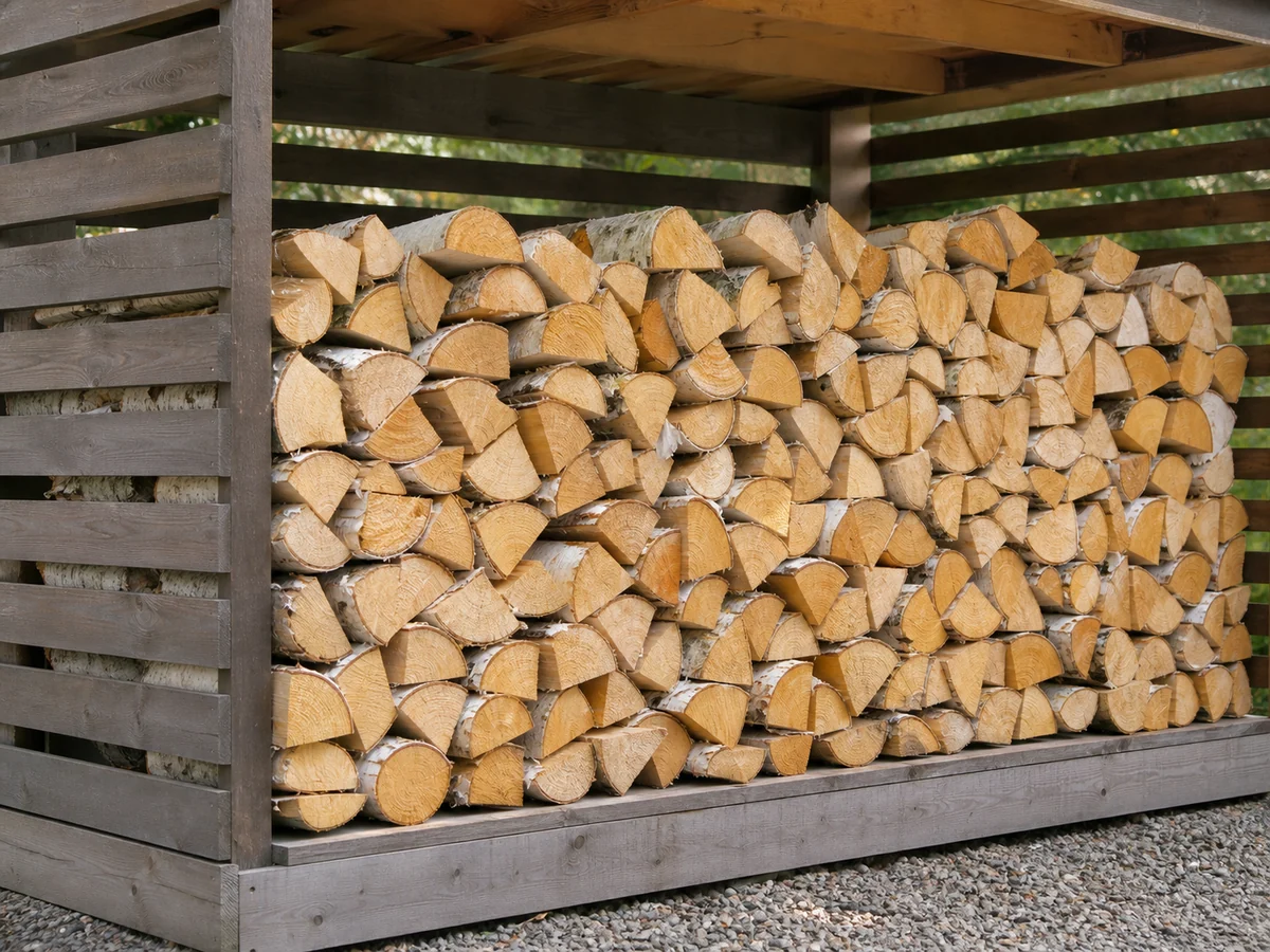 Вентилируемый дровник в Горках Ленинских